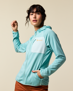 Otero Fleece Full-Zip Hooded Jacket - Women's - Tide Pool - US 6711