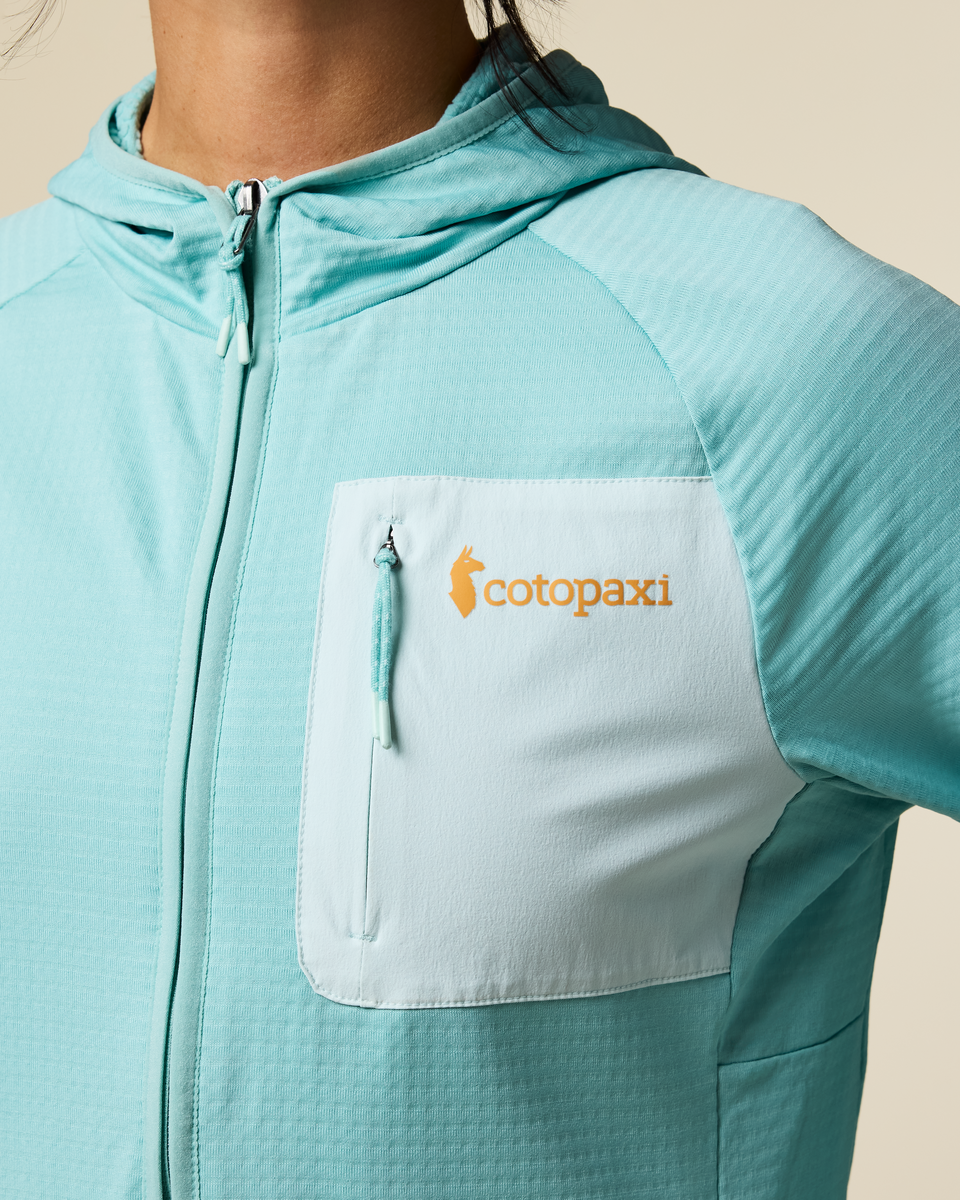 Otero Fleece Full-Zip Hooded Jacket - Women's - Tide Pool - US 6711