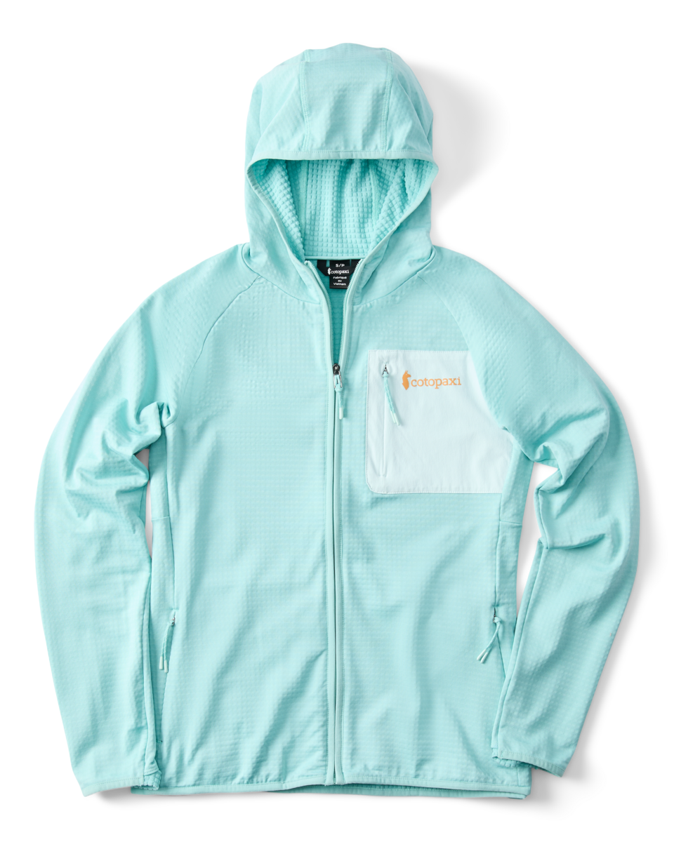 Otero Fleece Full-Zip Hooded Jacket - Women's - Tide Pool - US 6711