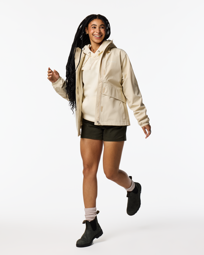 Rayu Rain Jacket - Women's - Cream - US 6789