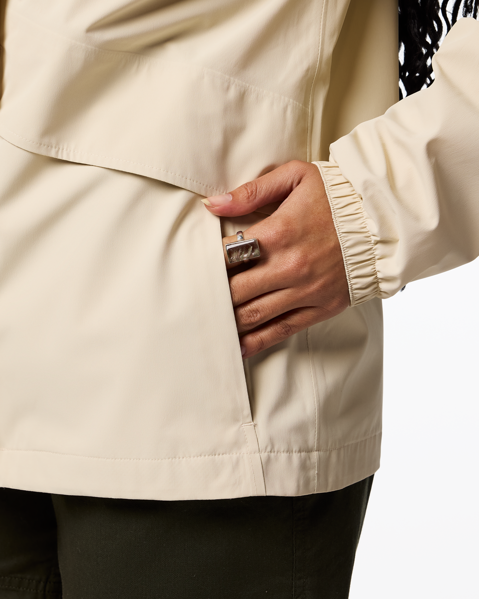 Rayu Rain Jacket - Women's - Cream - US 6789