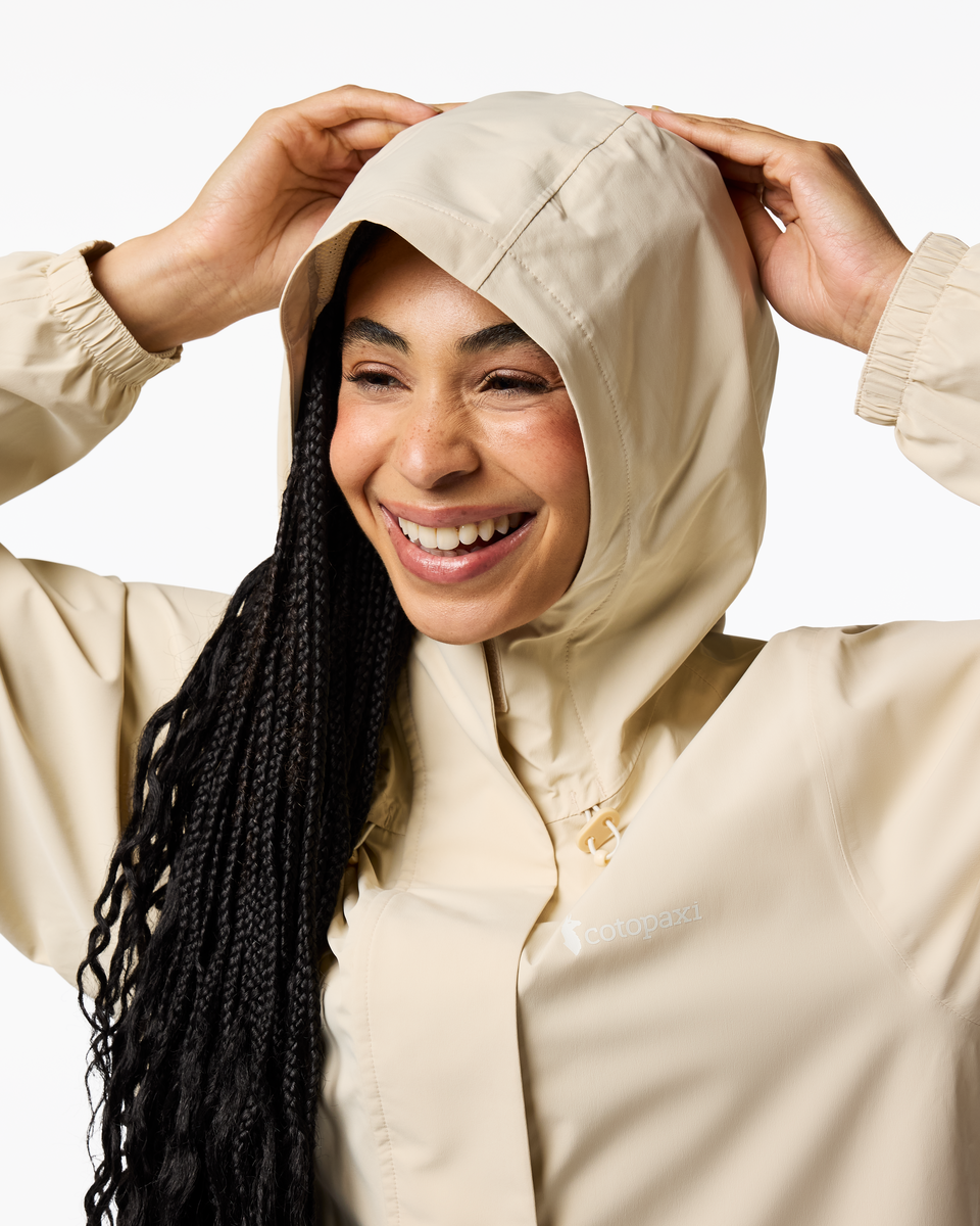 Rayu Rain Jacket - Women's - Cream - US 6789
