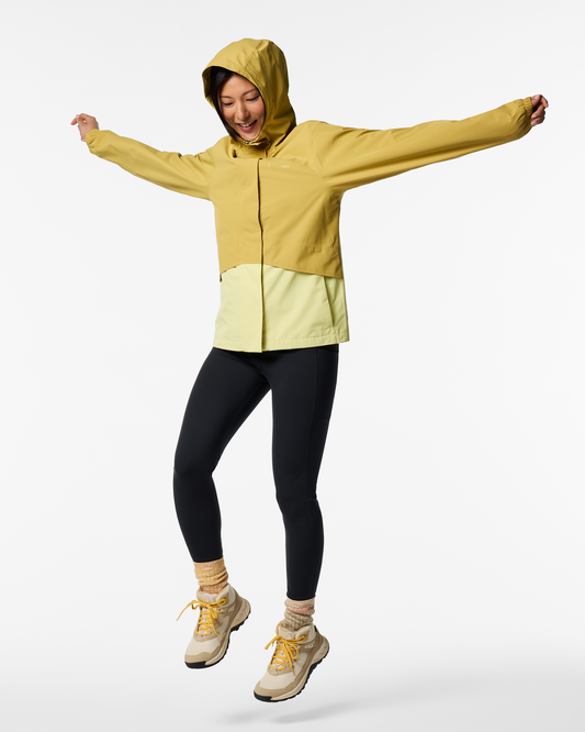 Rayu Rain Jacket - Women's - Husk/Honeydew - US 8106