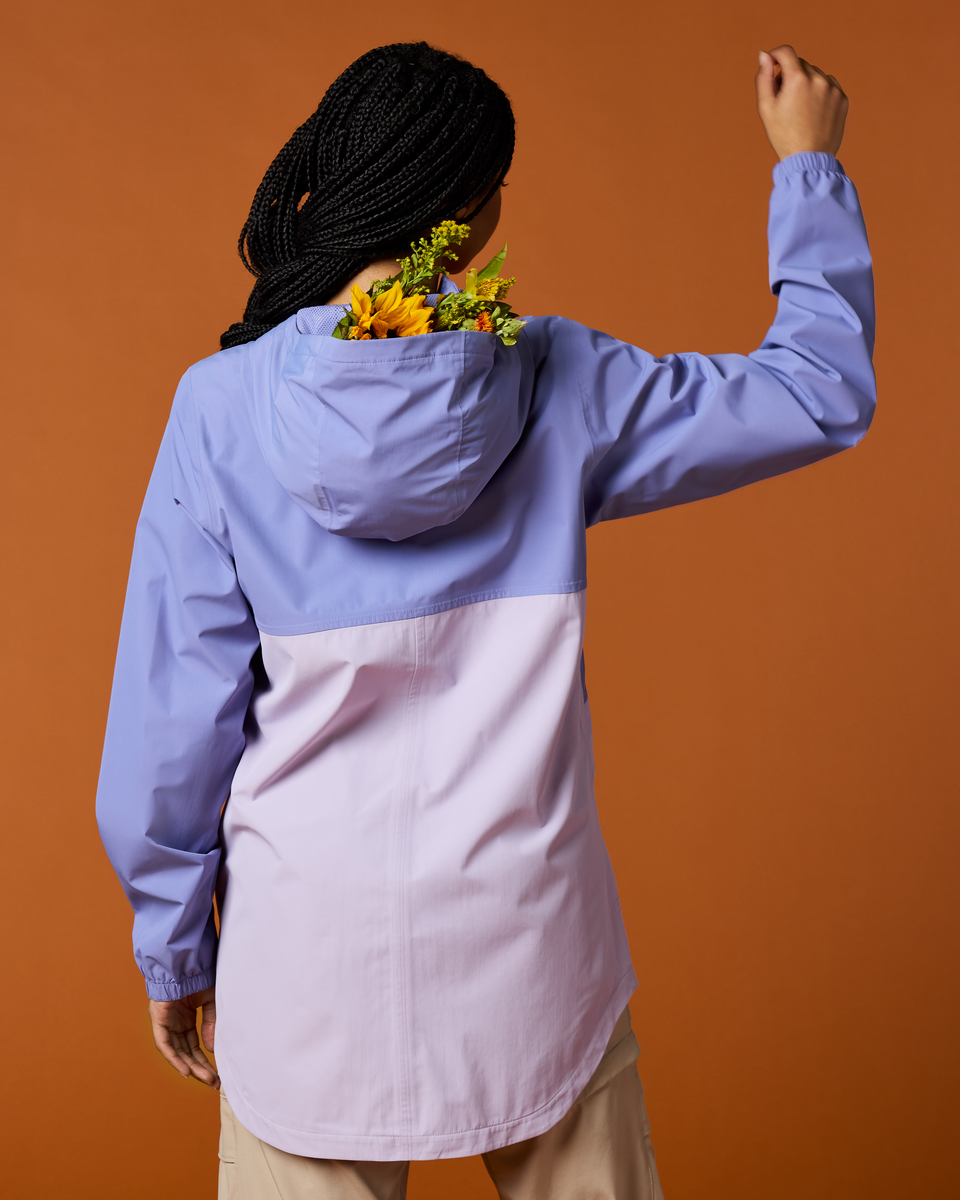 Rayu Rain Parka - Women's - Aster/Moonbeam - US 2703