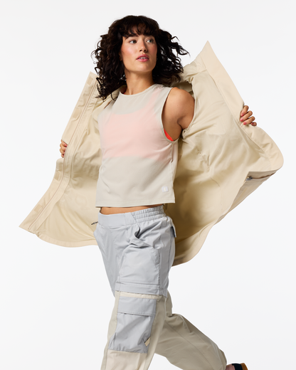 Rayu Rain Parka - Women's - Cream - US 1254