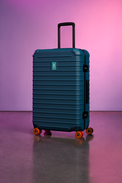 Coraza Suitcase - Medium Checked - Blue Spruce - US 3594