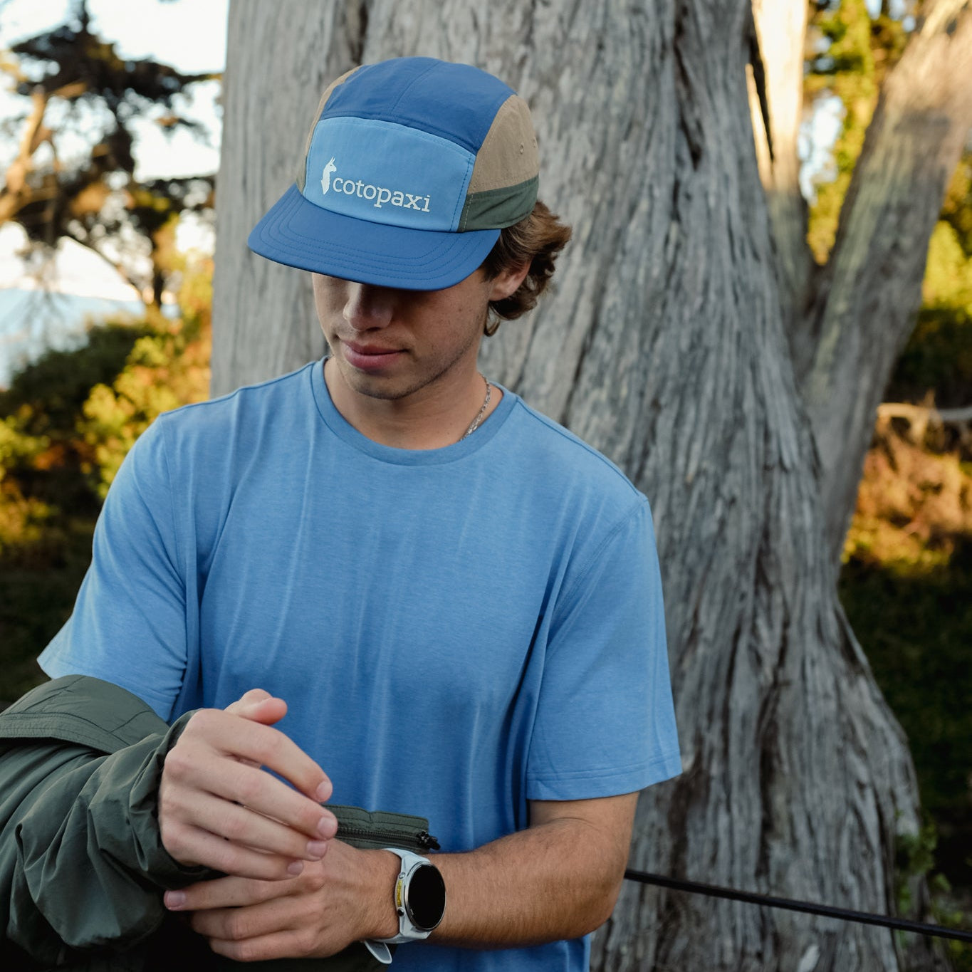 Cotopaxi Tech 5-Panel Hat - Black/Cinder - US 3925
