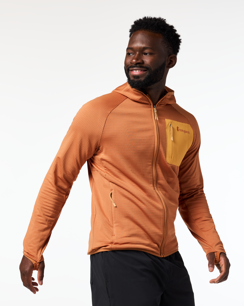 Otero Fleece Full-Zip Hooded Jacket - Men's - Whiskey - US 2307