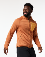 Otero Fleece Full-Zip Hooded Jacket - Men's - Whiskey - US 2307