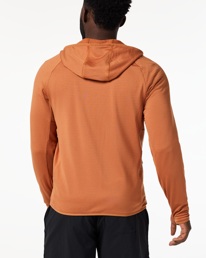 Otero Fleece Full-Zip Hooded Jacket - Men's - Whiskey - US 2307