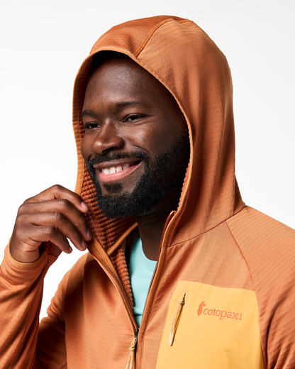 Otero Fleece Full-Zip Hooded Jacket - Men's - Whiskey - US 2307