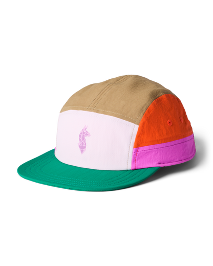Cotopaxi X FP Movement Tech 5-Panel Hat - Powder Pink/Green Glow - US 3967