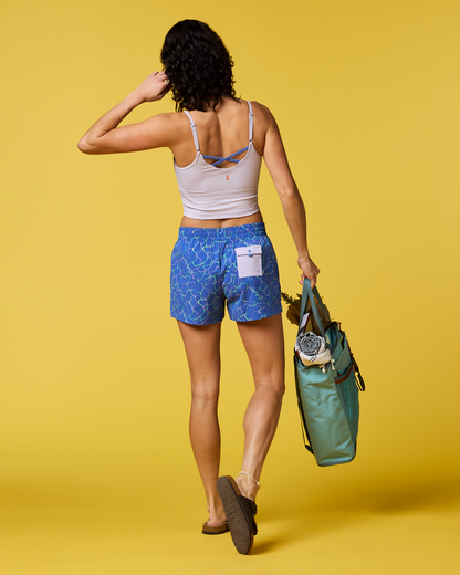 Brinco 3" Short - Print - Women's - Splash Azure - US 6713