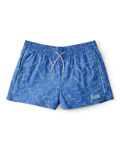 Brinco 3" Short - Print - Women's - Splash Azure - US 6713