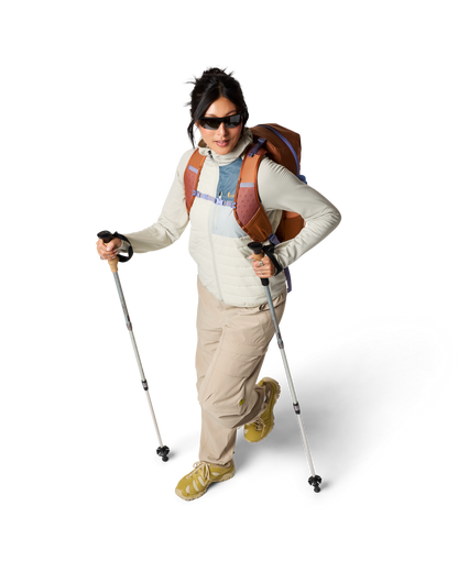 Acodo Hybrid Hooded Jacket - Women's - Chalk/Mineral - US 7182