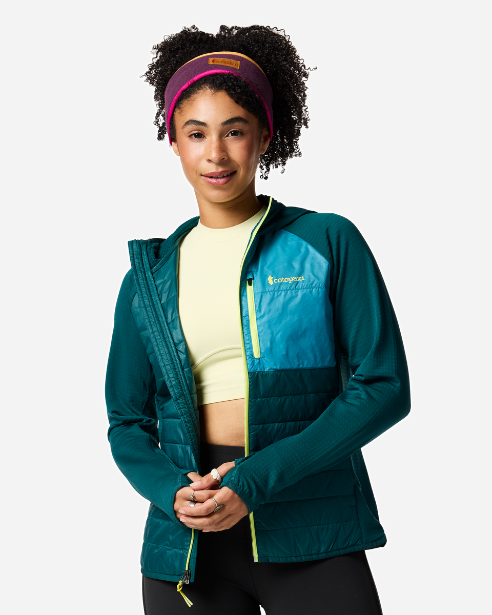 Acodo Hybrid Hooded Jacket - Women's - Deep Ocean - US 4134