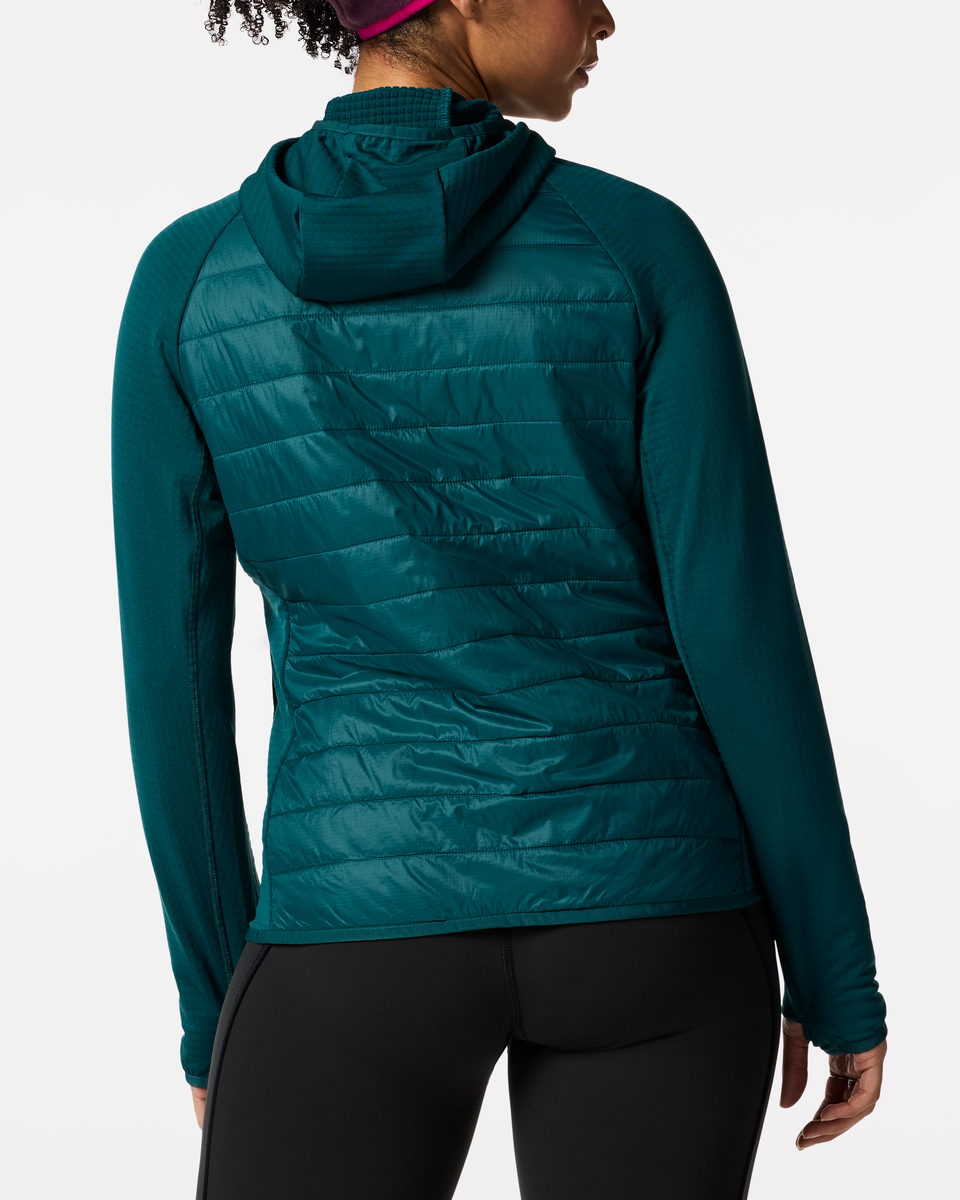 Acodo Hybrid Hooded Jacket - Women's - Deep Ocean - US 4134