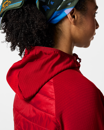 Acodo Hybrid Hooded Jacket - Women's - Spicy - US 1396