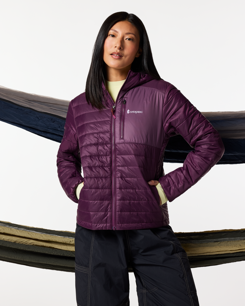 Acodo Insulated Hooded Jacket - Women's - Acai - US 3853