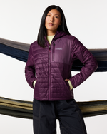 Acodo Insulated Hooded Jacket - Women's - Acai - US 3853
