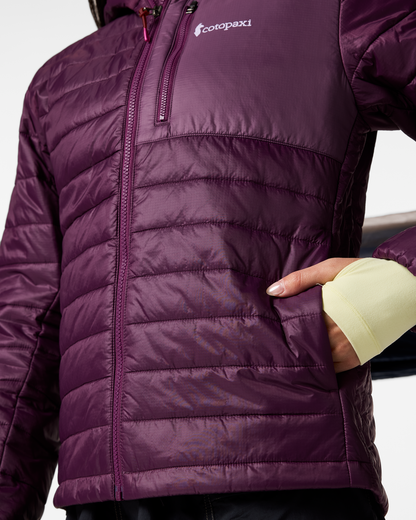 Acodo Insulated Hooded Jacket - Women's - Acai - US 3853