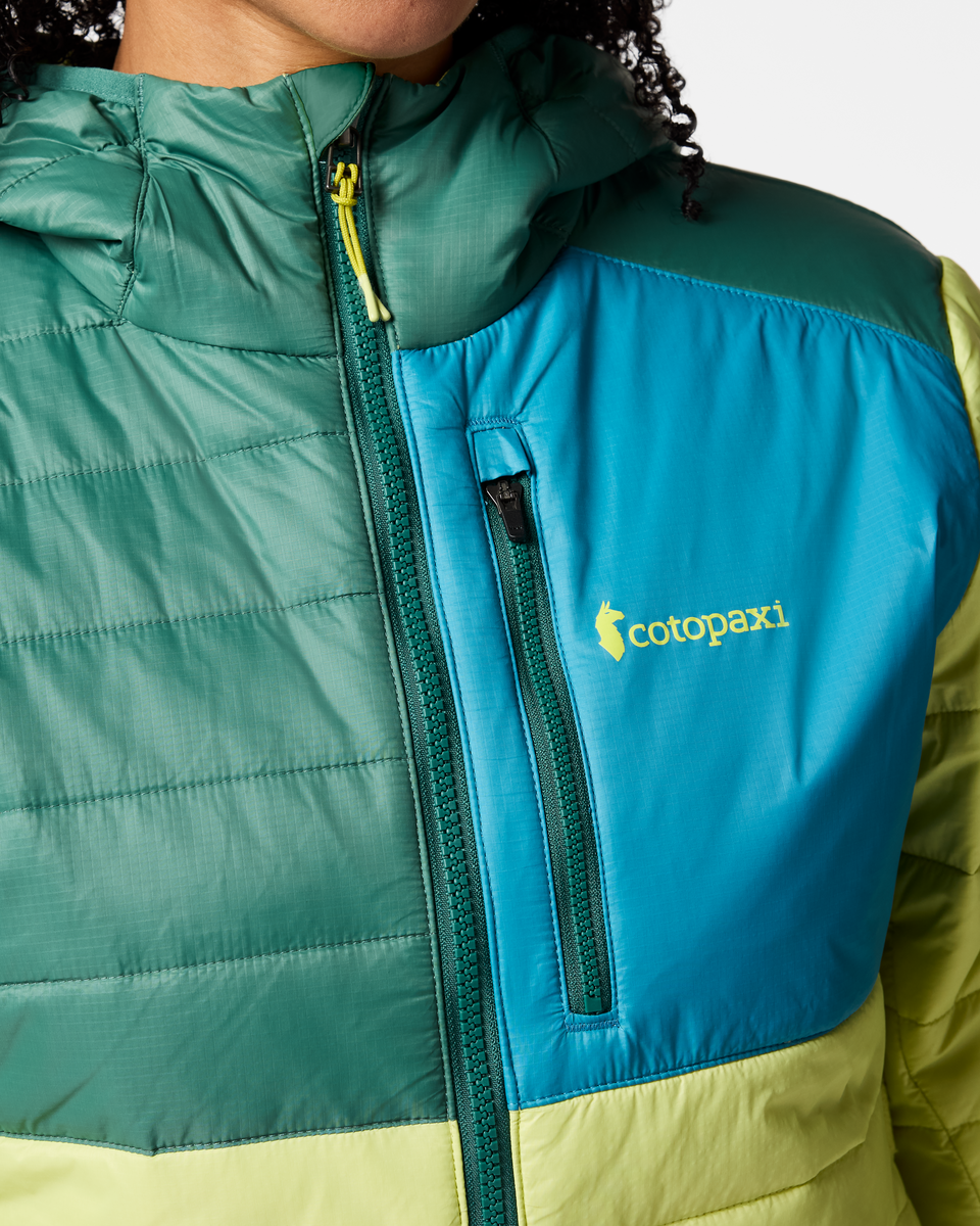 Acodo Insulated Hooded Jacket - Women's - Juniper/Firefly - US 3180