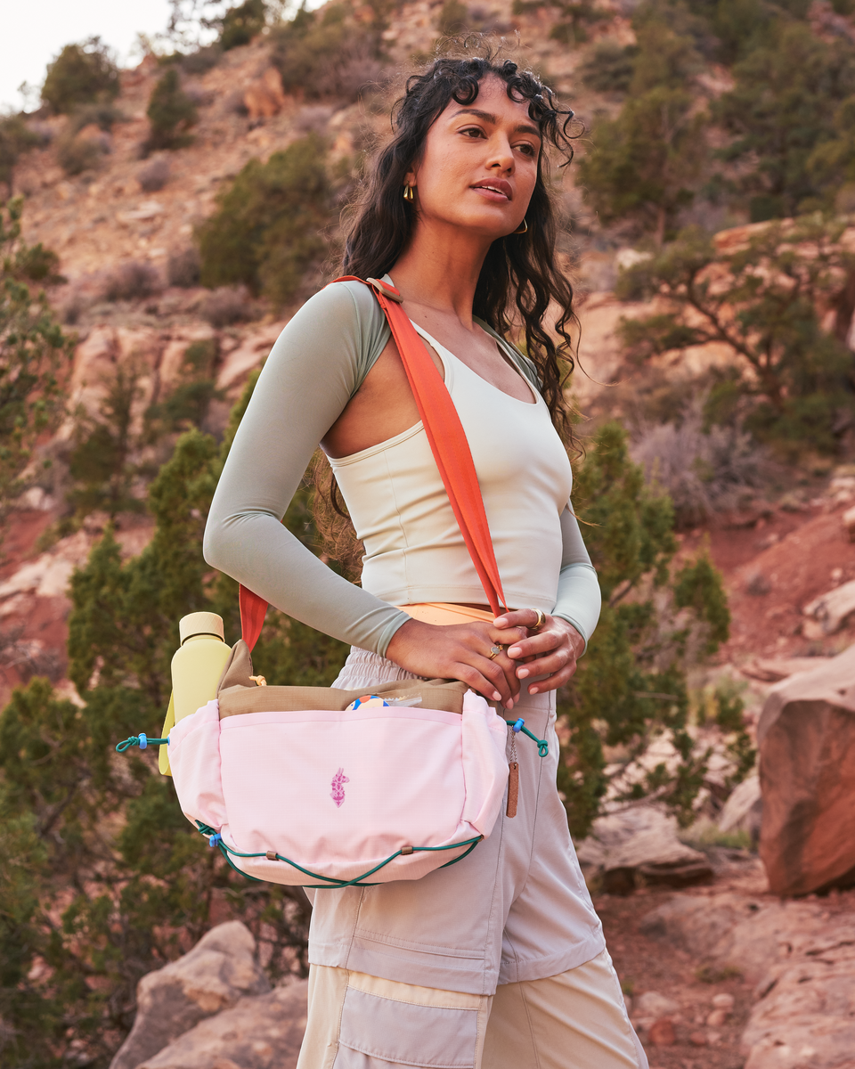 Cotopaxi X FP Movement 9L Shoulder Bag - Ginger/Powder Pink - US 7159