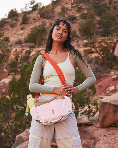 Cotopaxi X FP Movement 9L Shoulder Bag - Ginger/Powder Pink - US 7159