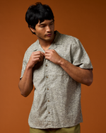 Afuera Button Up Shirt - Print - Men's - Cenotes Mineral - US 7930