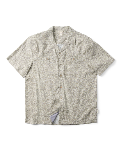 Afuera Button Up Shirt - Print - Men's - Cenotes Mineral - US 7930