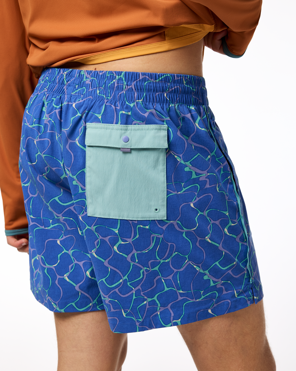 Brinco 5" Short - Print - Men's - Splash Azure - US 2891