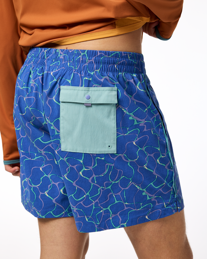 Brinco 5" Short - Print - Men's - Splash Azure - US 2891