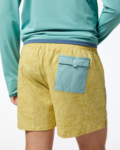 Brinco 5" Short - Print - Men's - Zen Garden Honeydew - US 4621