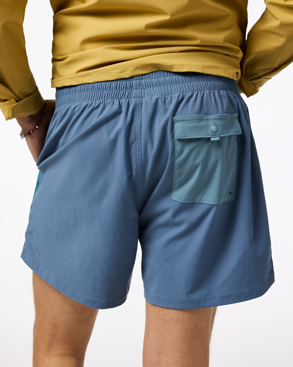 Brinco 5" Short - Solid - Men's - Steel Blue - US 2562