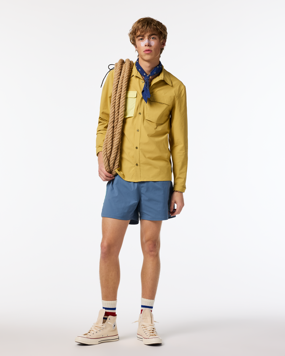 Brinco 5" Short - Solid - Men's - Steel Blue - US 2562