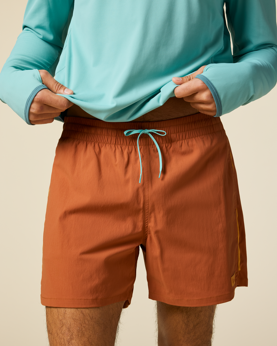 Brinco 5" Short - Solid - Men's - Whiskey - US 6674