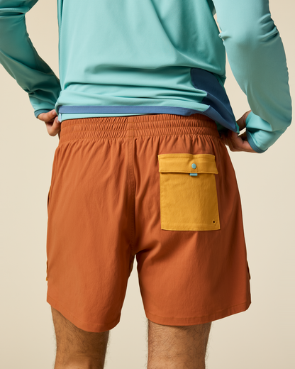 Brinco 5" Short - Solid - Men's - Whiskey - US 6674