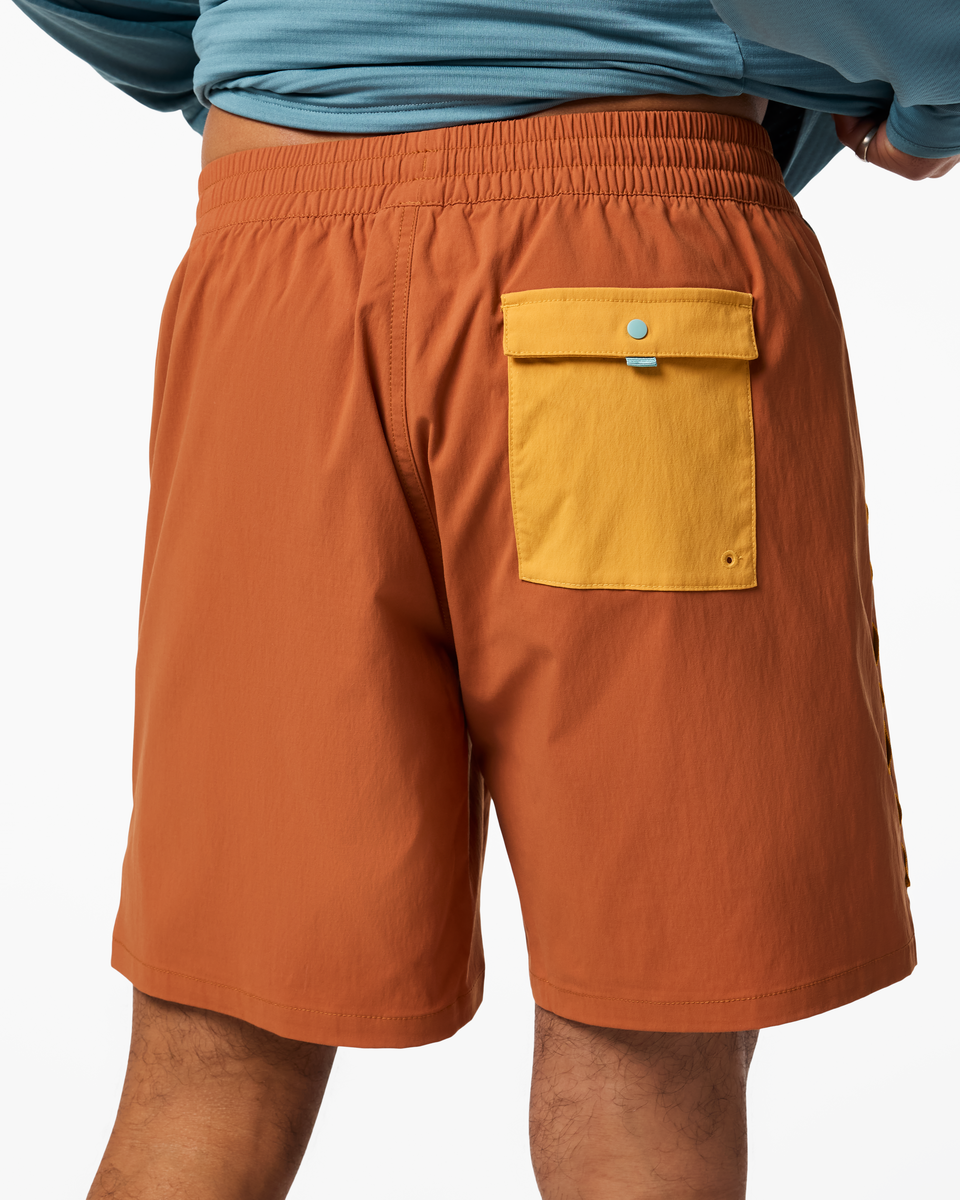 Brinco 7" Short - Solid - Men's - Whiskey - US 8713