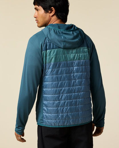 Capa Hybrid Insulated Hooded Jacket - Men's - Ocean/Steel Blue - US 9526