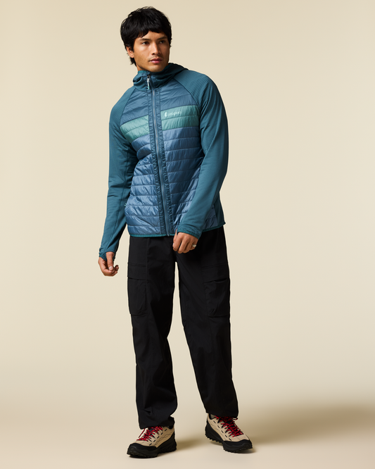 Capa Hybrid Insulated Hooded Jacket - Men's - Ocean/Steel Blue - US 9526