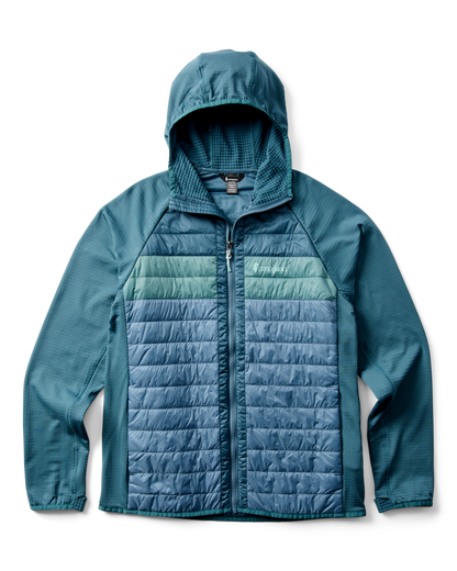 Capa Hybrid Insulated Hooded Jacket - Men's - Ocean/Steel Blue - US 9526