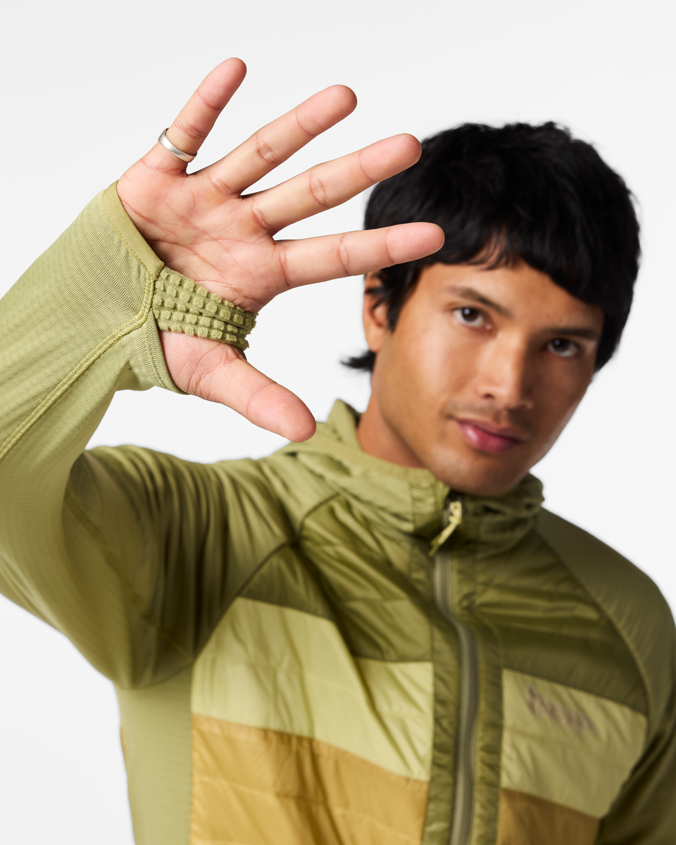 Capa Hybrid Insulated Hooded Jacket - Men's - Seed/Husk - US 9648