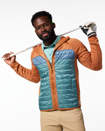 Capa Hybrid Insulated Hooded Jacket - Men's - Whiskey/Everglade - US 9929