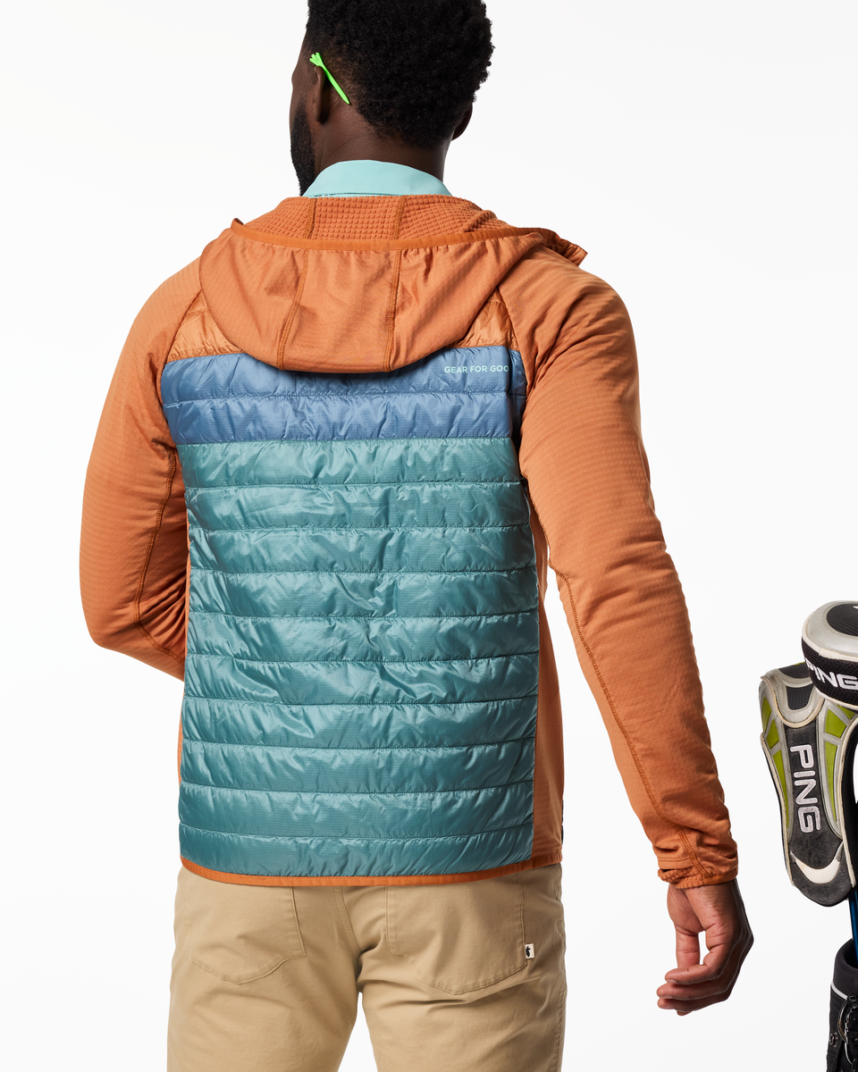 Capa Hybrid Insulated Hooded Jacket - Men's - Whiskey/Everglade - US 9929