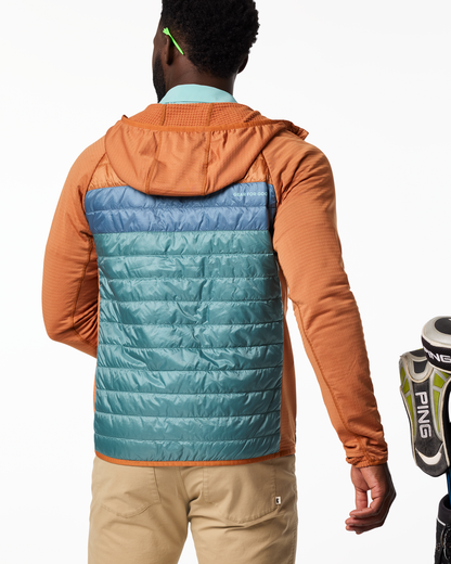 Capa Hybrid Insulated Hooded Jacket - Men's - Whiskey/Everglade - US 9929
