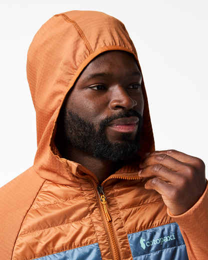 Capa Hybrid Insulated Hooded Jacket - Men's - Whiskey/Everglade - US 9929