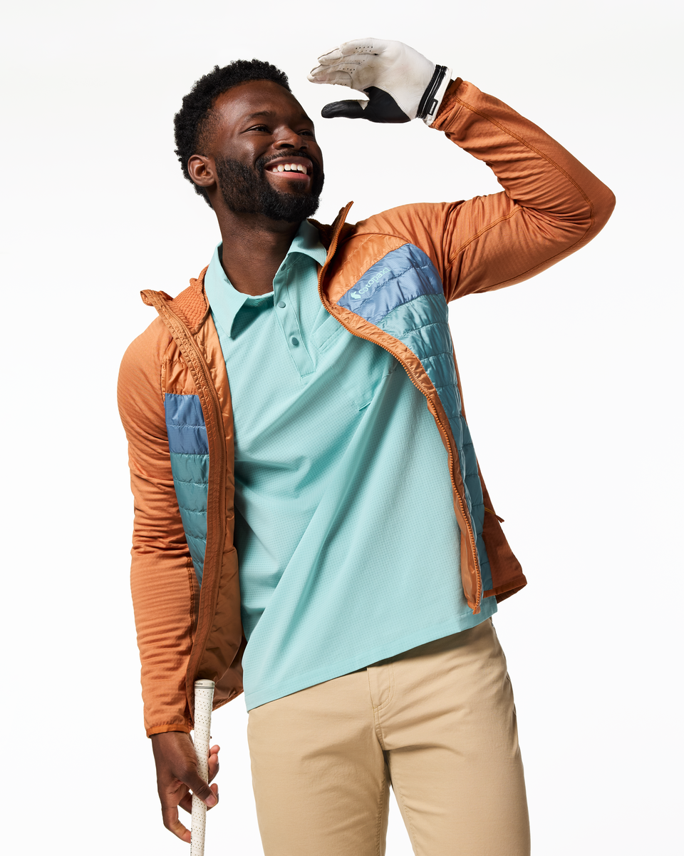 Capa Hybrid Insulated Hooded Jacket - Men's - Whiskey/Everglade - US 9929