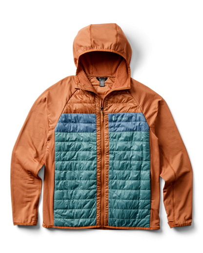 Capa Hybrid Insulated Hooded Jacket - Men's - Whiskey/Everglade - US 9929