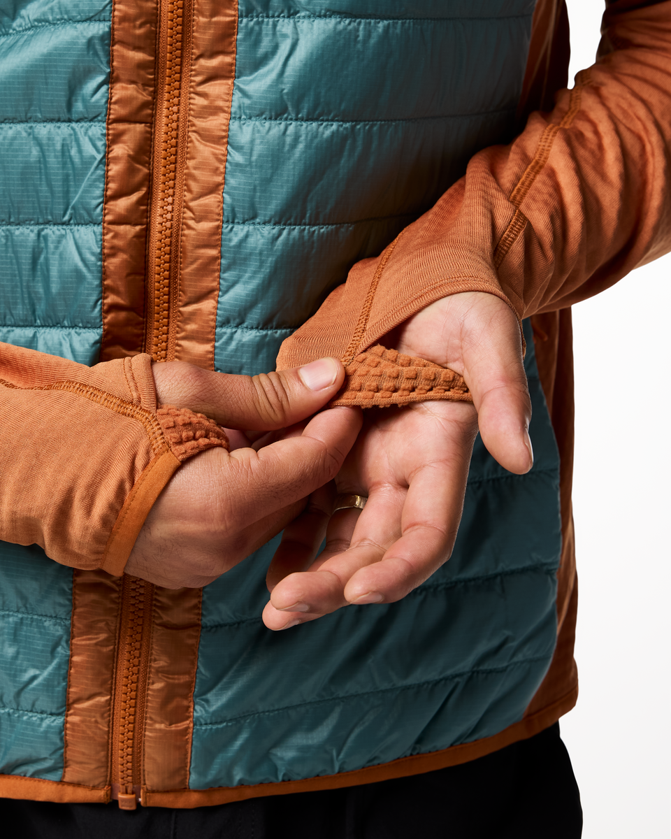 Capa Hybrid Insulated Jacket - Men's - Whiskey/Everglade - US 3921