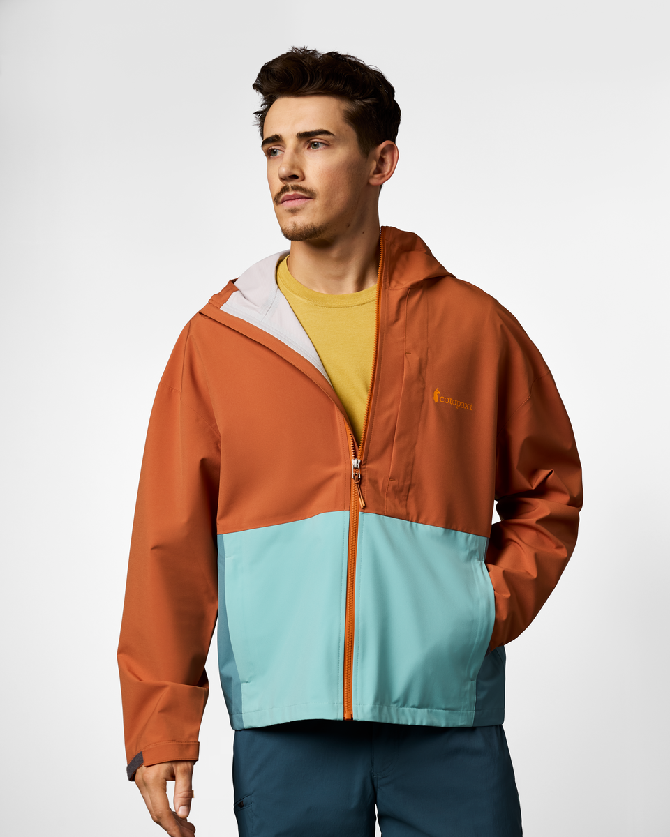 Cielo Rain Jacket - Men's - Whiskey/Tide Pool - US 4202